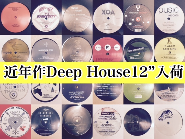 【金山店】新入荷Deep House12インチ追加